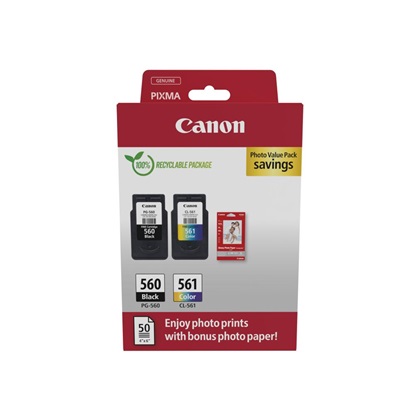 Canon Μελάνι Inkjet PG-560/CL-561 Ph. Value Pack (3713C008) (CANCL-561MP)-CANCL-561MP