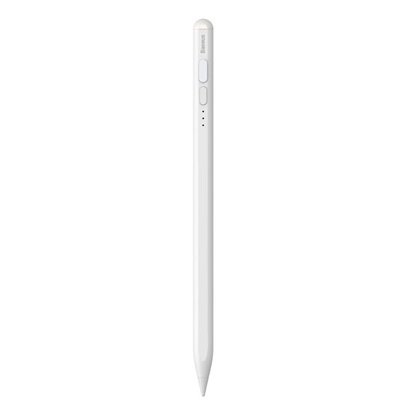 Baseus Smooth Writing Stylus with LED Indicators (Active) White (SXBC060402) (BASSXBC060402)-BASSXBC060402