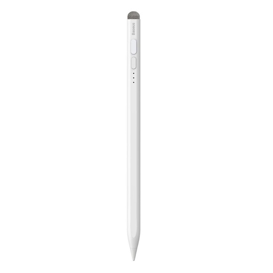 Baseus Smooth Writing Stylus with LED Indicators (Active+Passive) White (SXBC060302) (BASSXBC060302)-BASSXBC060302