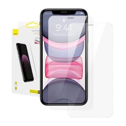 Baseus 0.3mm Full-glass Tempered Glass Film(2pcs pack) for iPhone X/XS/11 Pro 5.8inch (SGBL060102) (BASSGBL060102)-BASSGBL060102