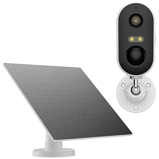 Arenti Wire-Free Wi-Fi 3MP/2K Rechargeable Battery Camera (GO1+SP2) (AREGO1+SP2)-AREGO1+SP2