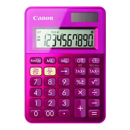 CANON LS-100KM CALCULATOR Pink (0289C003AB) (CANLS100KMP)-CANLS100KMP