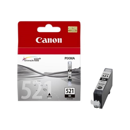 Canon Μελάνι Inkjet CLI-521BK Black Blister Pack (2933B001) (CANCLI-521BKBP)-CANCLI-521BKBP
