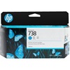 HP Μελάνι Inkjet No.738 130-ML Cyan DesignJet (498N5A) (HP498N5A)-HP498N5A