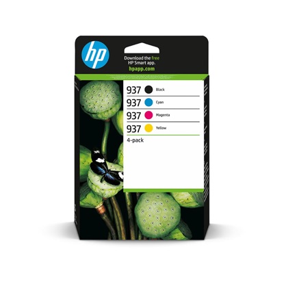 HP Μελάνι Inkjet No.937 CMYK 4-Pack (6C400NE) (HP6C400NE)-HP6C400NE
