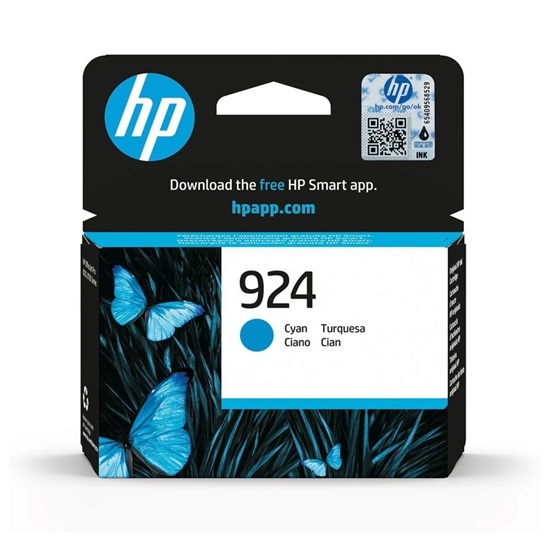 HP Μελάνι Inkjet No.924 Cyan (4K0U3NE) (HP4K0U3NE)-HP4K0U3NE