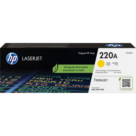 HP 220A Toner Yellow (W2202A) (HPW2202A)-HPW2202A