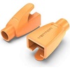 VENTION RJ45 Strain Relief Boots Orange PVC Type 100-Pack (IODO0-100) (VENIODO0-100)-VENIODO0-100