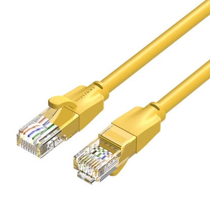 VENTION Cat.6 UTP Patch Ethernet Cable 1M Yellow (IBEYF) (VENIBEYF)-VENIBEYF