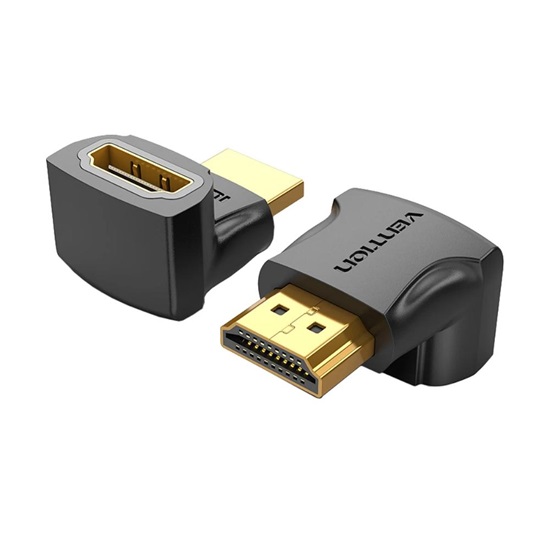 VENTION HDMI 270° Male to Female Adapter Black (AINB0) (VENAINB0)-VENAINB0