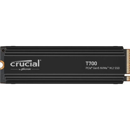 SSD Crucial 2TB T700 CT2000T700SSD5 PCIe M.2 NVME Gen5 Heatsink (CT2000T700SSD5) (CRUCT2000T700SSD5)-CRUCT2000T700SSD5