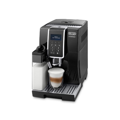 De'Longhi Dinamica Αυτόματη Μηχανή Espresso 1450W Πίεσης 15bar για cappuccino με Μύλο Άλεσης Μαύρη (ECAM350.55.B) (DLGECAM350.55.B)-DLGECAM350.55.B