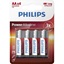 Philips Power Αλκαλικές Μπαταρίες AA 1.5V 4τμχ (LR6P4B/10) (PHILR6P4B-10)-PHILR6P4B-10