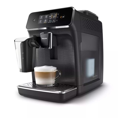 Philips Αυτόματη Μηχανή Espresso 1500W Πίεσης 15bar για cappuccino με Μύλο Άλεσης Μαύρη (EP2232/40) (PHIEP2232-40)-PHIEP2232-40