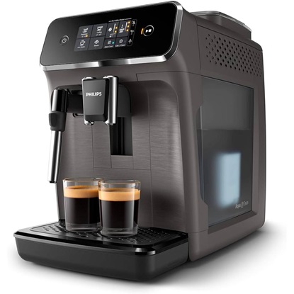 Philips Αυτόματη Μηχανή Espresso 1500W Πίεσης 15bar με Μύλο Άλεσης Γκρι (EP2224/10) (PHIEP2224-10)-PHIEP2224-10