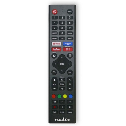 Nedis Replacement Remote Control (TVRC45HIBK) (NEDTVRC45HIBK)-NEDTVRC45HIBK