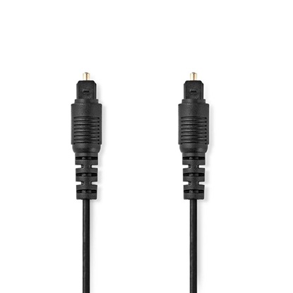 Nedis Optical Audio Cable (CAGL25000BK10) (NEDCAGL25000BK10)-NEDCAGL25000BK10
