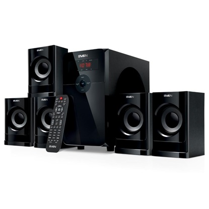 Sven 5.1 Speakers HT-201 Black 20W 5x12W Bluetooth (SV-015770)-SV-015770
