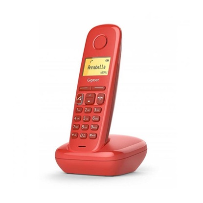 Gigaset A270 Ασύρματο Τηλέφωνο Strawberry Red (GGSA270-STR)-GGSA270-STR