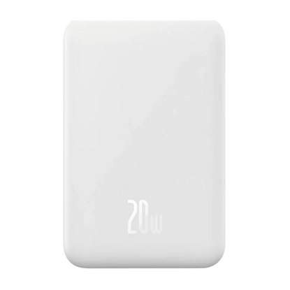Baseus Powerbank  Magnetic Mini 20000mAh USB-C 20W MagSafe white (PPCX150002) (BASPPCX150002)-BASPPCX150002