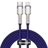 Baseus Cafule Series USB-C cable for Lightning 20W 2m purple (CATLJK-B05) (BASCATLJK-B05)-BASCATLJK-B05