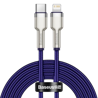 Baseus Cafule Series USB-C cable for Lightning 20W 2m purple (CATLJK-B05) (BASCATLJK-B05)-BASCATLJK-B05