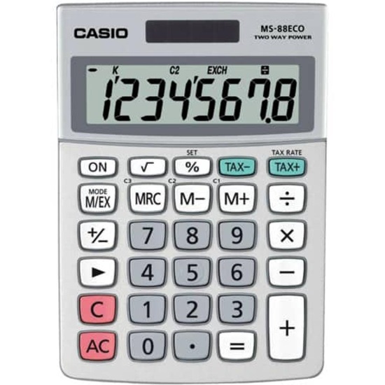 CASIO MS-88ECO 8-DIGIT CALCULATOR (MS-88ECO) (CASMS-88ECO)-CASMS-88ECO