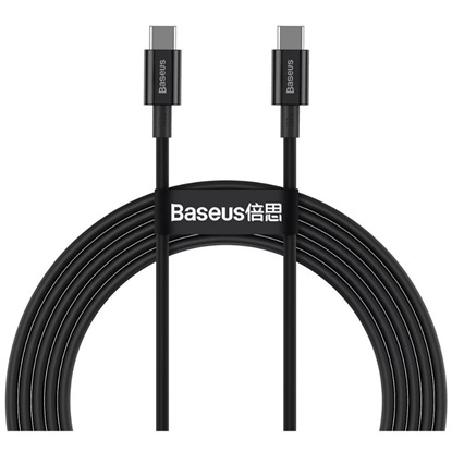 Εικόνα της Baseus Type-C - Type-C Superior cable Quick Charge / Power Delivery / FCP 100W 5A 20V 2m black (CATYS-C01) (BASCATYS-C01)