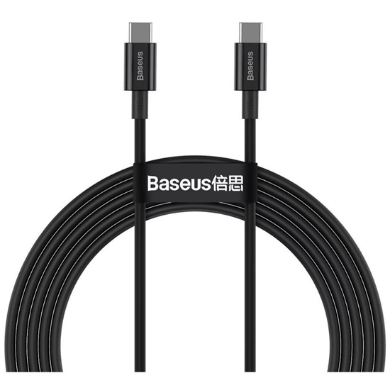 Baseus Type-C - Type-C Superior cable Quick Charge / Power Delivery / FCP 100W 5A 20V 2m black (CATYS-C01) (BASCATYS-C01)