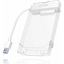 RaidSonic ICY BOX Θήκη για Σκληρό Δίσκο 2.5" SATA III με σύνδεση USB 3.0 σε Διάφανο χρώμα (IB-AC703-U3) (RSCIB-AC703-U3)-RSCIB-AC703-U3