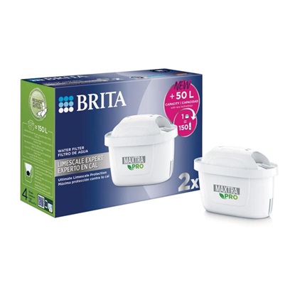 Brita Ανταλλακτικό Φίλτρο Νερού για Κανάτα από Ενεργό Άνθρακα Maxtra+ Pro Limescale Expert 2τμχ (BRI21921)-BRI21921