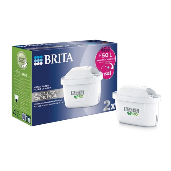 Brita Ανταλλακτικό Φίλτρο Νερού για Κανάτα από Ενεργό Άνθρακα Maxtra+ Pro Limescale Expert 2τμχ (BRI21921)-BRI21921