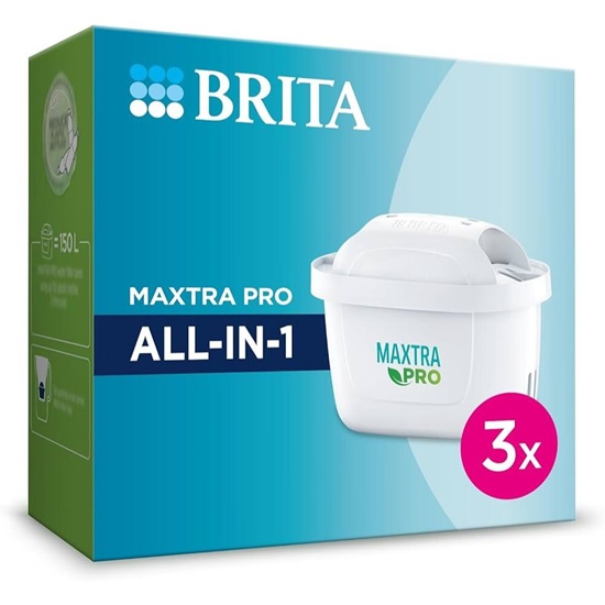 Brita Ανταλλακτικό Φίλτρο Νερού για Κανάτα από Ενεργό Άνθρακα Maxtra+ Pro All-in-1  3τμχ (BRI21631)-BRI21631