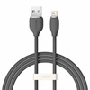 Baseus Jelly Liquid Silica Gel USB to Lightning Cable Μαύρο 1.2m (CAGD000001) (BASCAGD000001)-BASCAGD000001