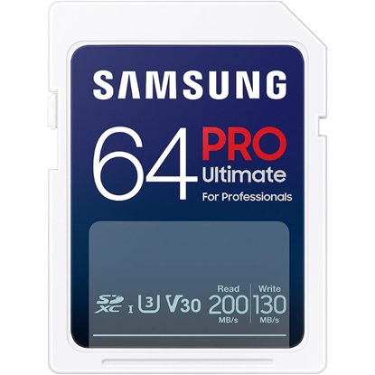 Samsung SDXC 64GB Class 10 U3 V30 UHS-I (MB-SY64S/WW) (SAMMB-SY64S-WW)-SAMMB-SY64S-WW