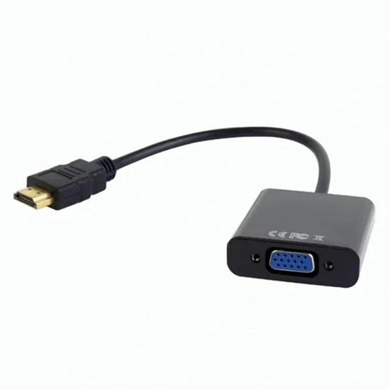 Gembird Μετατροπέας HDMI male σε 3.5mm / VGA female (A-HDMI-VGA-03) (GEMA-HDMI-VGA-03)-GEMA-HDMI-VGA-03