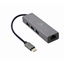 Gembird USB 2.0 Hub 4 Θυρών με σύνδεση USB-C Λευκό (A-CMU3-LAN-01) (GEMA-CMU3-LAN-01)-GEMA-CMU3-LAN-01
