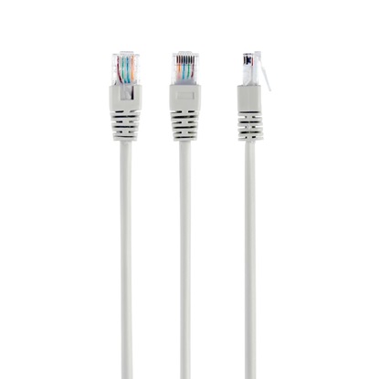 Gembird U/UTP Cat.5e Καλώδιο Δικτύου Ethernet 1m Γκρι (PP12-1M) (GEMPP12-1M)-GEMPP12-1M