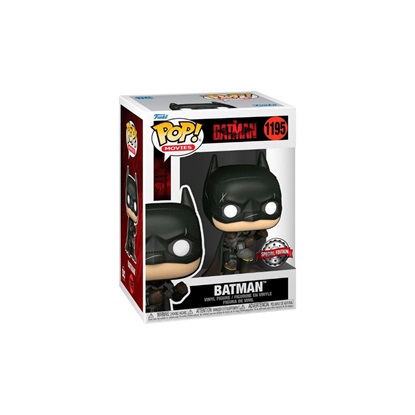 Funko Pop! Movies: The Batman (2022) - Batman Battle & Damaged #1195 Exclusive (FNK04628)-FNK04628