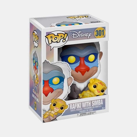 Funko Pop! Animation: The Lion King - Rafiki with Simba #301 (FNK00950)-FNK00950