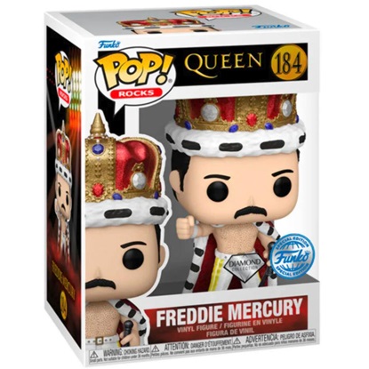Funko Pop! Rocks: Queen - Freddie Mercury #184 Special Edition Exclusive (FNK63700)-FNK63700