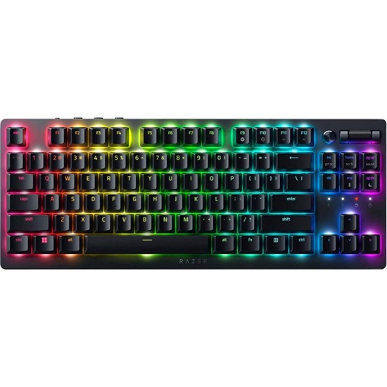 Razer DeathStalker V2 Pro TKL Ασύρματο Gaming Πληκτρολόγιο με Razer Linear διακόπτες και RGB φωτισμό (Αγγλικό US) (RZ03-04370100-R3M1)-RAZRZ0304370100R3M1