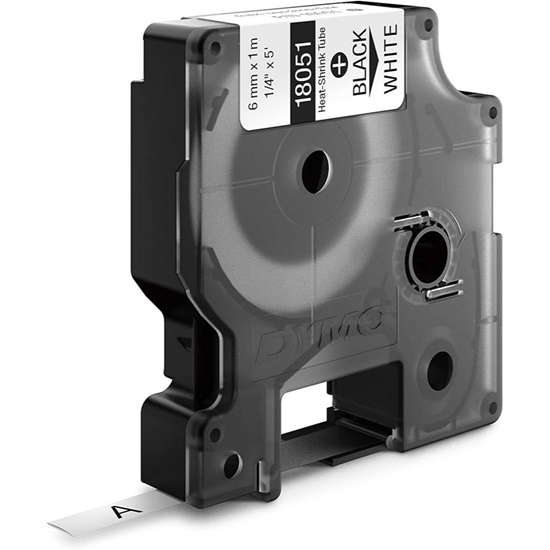 Ταινία Ετικετογράφου DYMO Ind Rhino Tape Black On White 6mm (S0718260) (DYM18051)-DYM18051