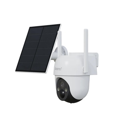 Arenti Wire-Free Outdoor 3MP/2K Pan-Tilt Battery Camera with Solar Panel (GO2T KIT1) (AREGO2T-KIT1)-AREGO2T-KIT1