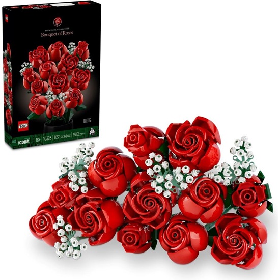Lego Botanical Collection Bouquet Of Roses για 18+ Ετών 822τμχ (10328) (LGO10328)-LGO10328