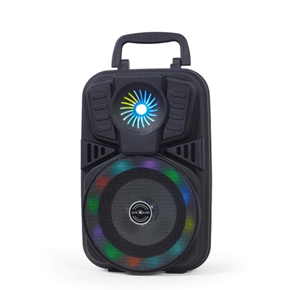 Gembird Ηχείο με λειτουργία Karaoke Portable Party σε Μαύρο Χρώμα (SPK-BT-LED-01) (GEMSPK-BT-LED-01)-GEMSPK-BT-LED-01