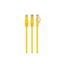 Gembird U/UTP Cat.6 Καλώδιο Δικτύου Ethernet 1m Κίτρινο (PP6U-1M/Y) (GEMPP6U-1M-Y)-GEMPP6U-1M-Y