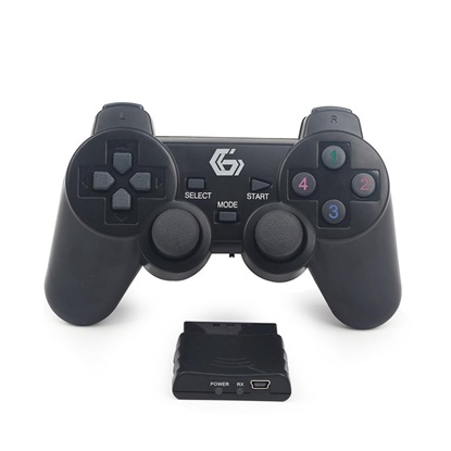 Gembird Ασύρματο Gamepad για PC / PS3 Μαύρο (JPD-WDV-01) (GEMJPD-WDV-01)-GEMJPD-WDV-01