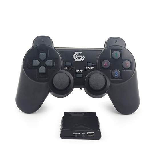 Gembird Ασύρματο Gamepad για PC / PS3 Μαύρο (JPD-WDV-01) (GEMJPD-WDV-01)-GEMJPD-WDV-01
