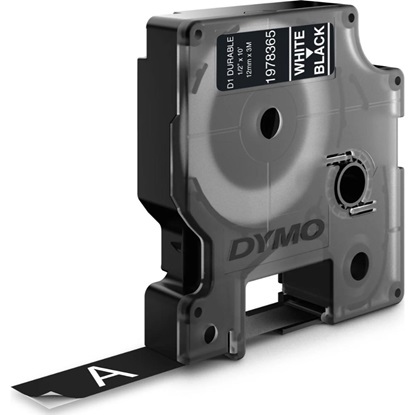 Ταινία Ετικετογράφου DYMO Tape White On Black 12mm (1978365) (DYM1978365)-DYM1978365